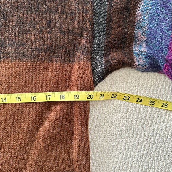 Vintage 80s Wool Patterned Mariea Kim Sweater - Picture 5 of 6